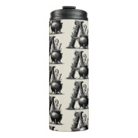 Letra witch cauldron witchy Personalizado inicial