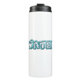 Termo Letras de agua potable