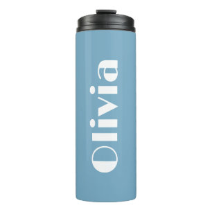 Termo Letras de impresión grandes personalizadas del Tum