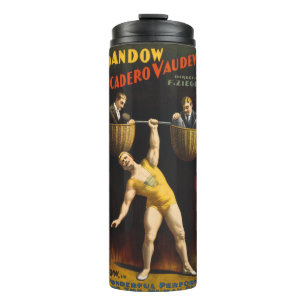 Termo Levantador de pesas Eugen Sandow Vaudeville
