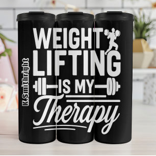 Termo Levantar el peso es mi terapia