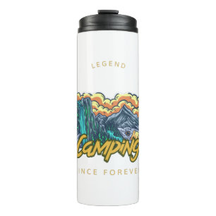 Termo Leyenda de camping desde siempre