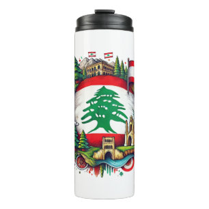 Termo Líbano Vibes Thermal Mug