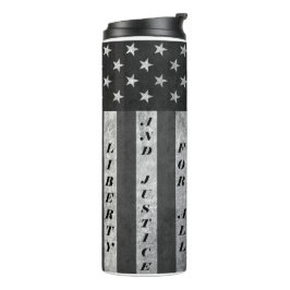 Termo Libertad Y Justicia Para Todos Los BW Tumbler