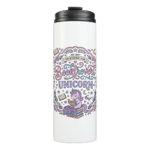 Termo Libro de Unicornio Divertido Regalo Diseño