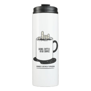 Termo Libros de lectura de café para beber desmantelar s