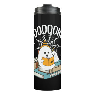 Termo Libros Fantasma Leer libros Halloween Lectura dive