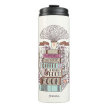 Libros y café Lover Personalizado