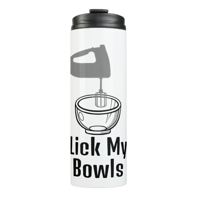 Termo Lick My Bowl Thermal Tumbler (Anverso)