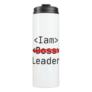 Termo Líder de iam de personalización no de abucheos