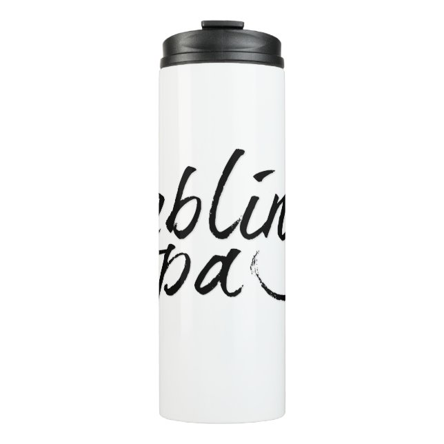 Termo Lieblingspapa - schwarzer Schriftzug 00001 (Anverso)