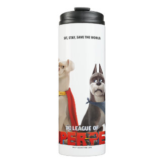 Termo Liga DC de Super Mascotas Arte Teatral