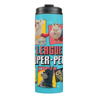 Termo Liga DC de SuperMascotas
