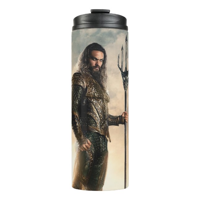 Termo Liga de la Justicia | Aquaman En Battlefield (Anverso)