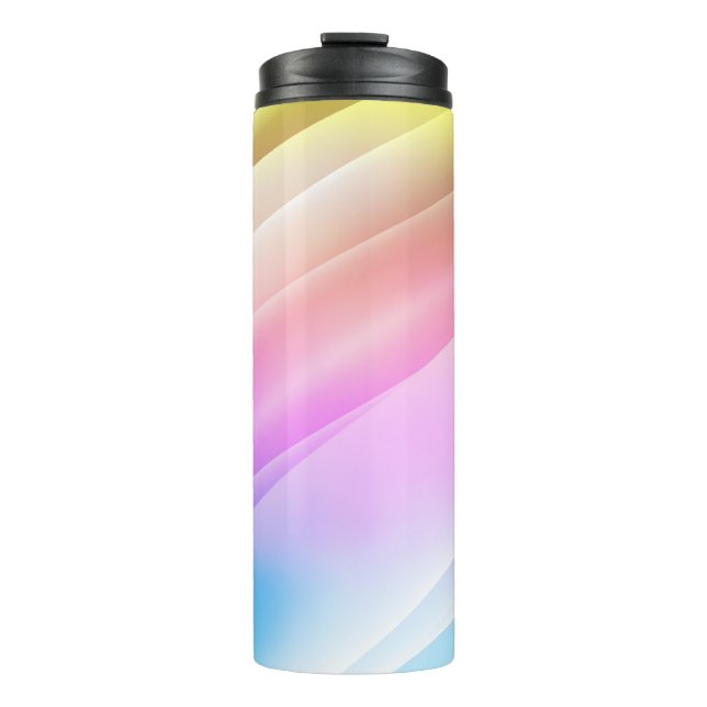 Termo Light Multicolor, Rainbow cover with long lines. D (Anverso)