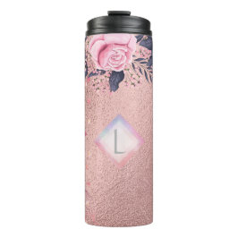 Termo Lilibet Monograma Rosegold Floral fit para Princes