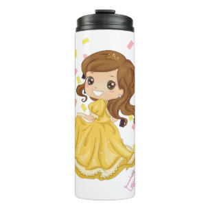 Termo Lilibet Nombrado Golden Princess Chica Gifts