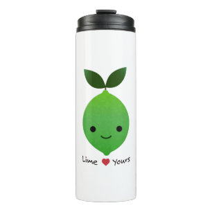 Termo Lime graciosa y linda yours Kawaii Lime