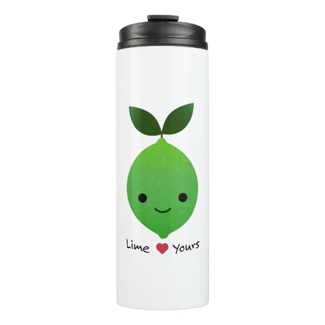 Termo Lime graciosa y linda yours Kawaii Lime (Anverso)