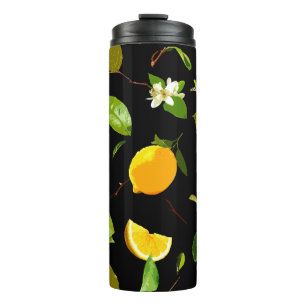 Termo Limón acuático y hojas 15