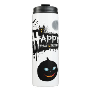 Termo linda camiseta de Halloween HAPPY Halloween