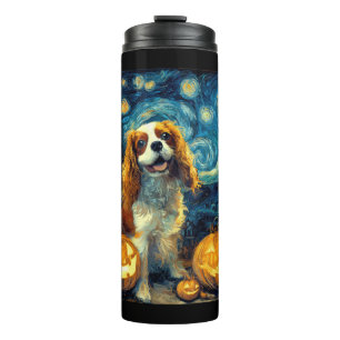 Termo Lindo perro Cavalier King Charles Spaniel Hallowee
