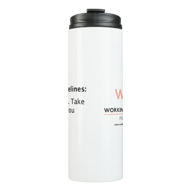 Termo Lineamientos para el ejercicio WOW - Tumbler (Anverso)