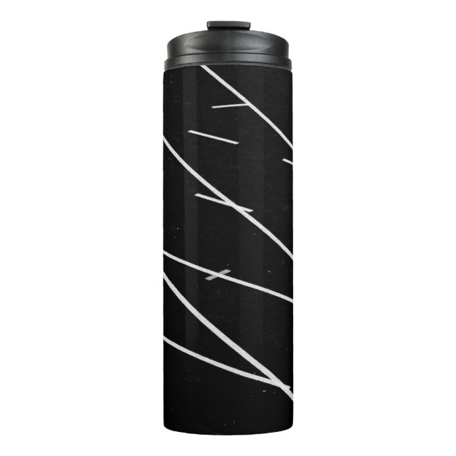 Termo Líneas blancas en el campo de pista (Anverso)