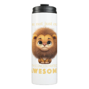 Termo Lion concentrado Impresionante Cute Adorable Funny