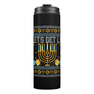 Termo Lit Menorah Jewish Pun Ugly Hanukkah Chan