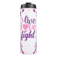 Live Love Fight Pink & Purple Awareness