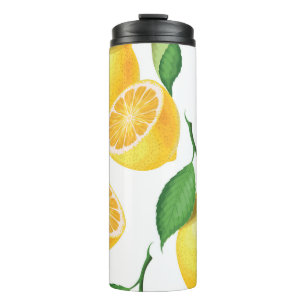 Termo Lively Lemon: Patrón fresco sin foco