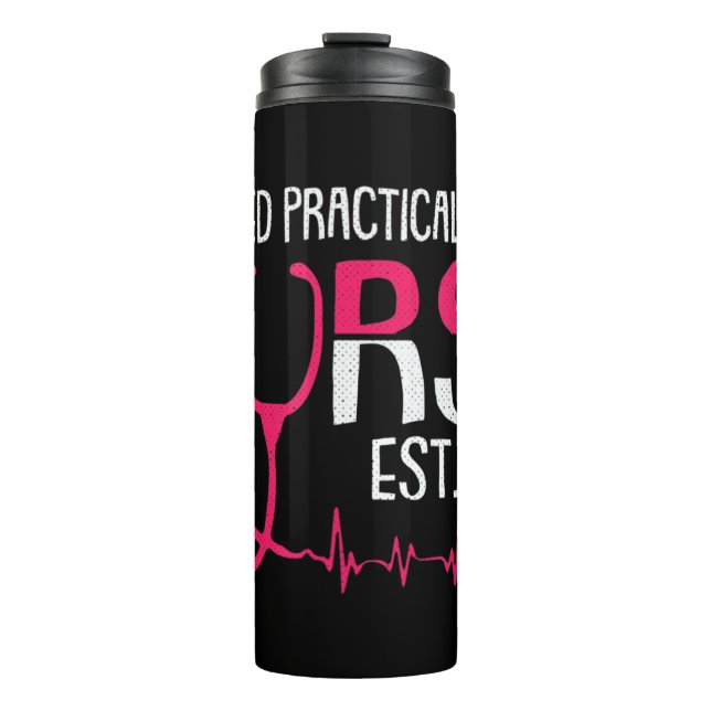 Termo Living the Scrub Life Certified Medical Assistant  (Anverso)