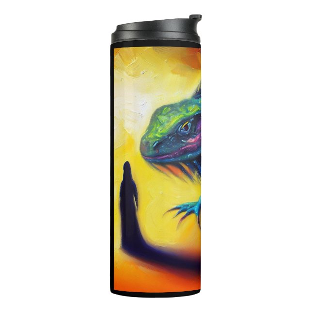 Termo Lizard para animales espirituales 3 (Rotado hacia la izquierda)