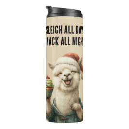 Termo Llama a Navidades divertidos - Sleigh y Snack
