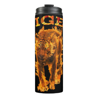Termo Llama al fuego del tigre.