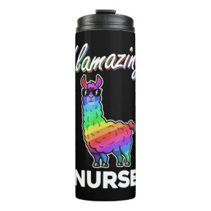 Termo Llama camiseta llamando a enfermera Guay de arcoir