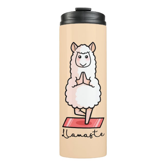 Termo Llama de la yoga - Llamaste (Anverso)