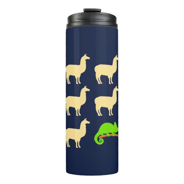 Termo Llama Llama Llama Llama Chameleon (Anverso)