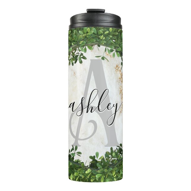 Termo Llavero Personalizado Único con Tema Botánico (Anverso)