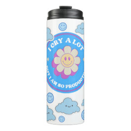 Termo Lloro mucho pero soy muy productiva Taza térmica