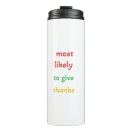 Termo lo más probable es que dé gracias, gracias diverti