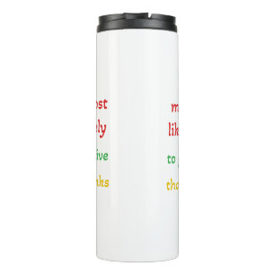 Termo lo más probable es que dé gracias, gracias diverti