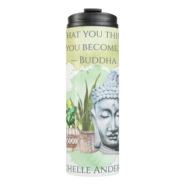 Termo Lo que crees Watercolor Travel Mug (Anverso)