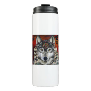 Termo Lobo Gris