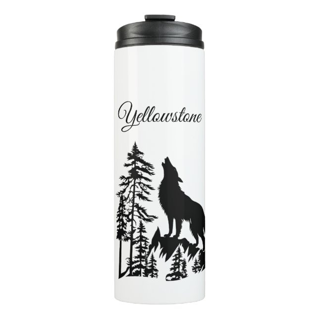 Termo Lobo termal de Tumbler-Yellowstone (Anverso)