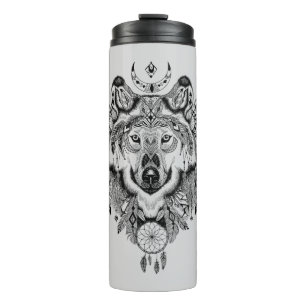 Termo Lobo tribal indio