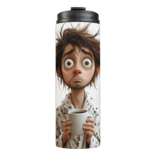 Termo Locura de la mañana: El café primero, las pregunta