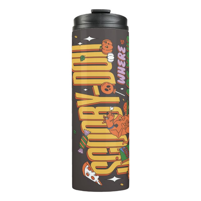 Termo Logo de Snack de Halloween de Scooby-Doo (Anverso)