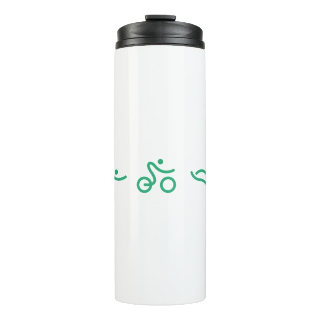 Termo Logo de Triathlon Green (Anverso)